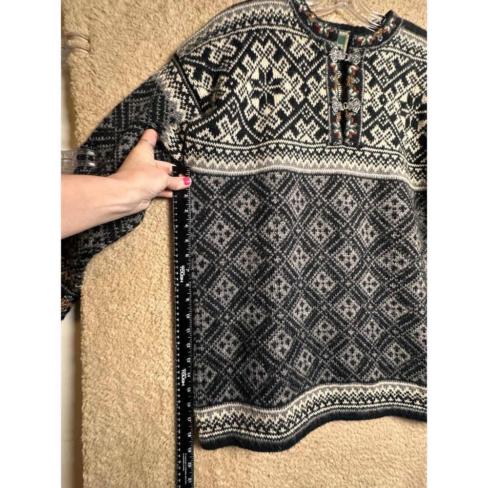 Dale of Norway Jubileum 2 Handknit 100% Wool Pullover Sweater NWOT Unisex Sz L - Picture 14 of 16